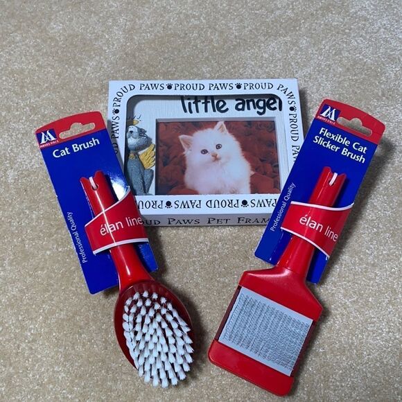 Cat Bundle - Photo Frame and Cat Brushes - Picture 1 of 6